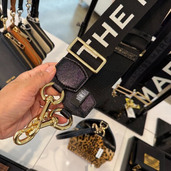 MARC JACOBS Logo Webbing Strap (Bag Belt) 2 inch $95 - Picture 2 of 11